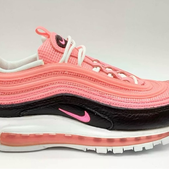 Nike Pink and Black Air Max 97 Sneakers - Picture 4 of 10